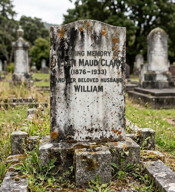 Headstone Before Restoration